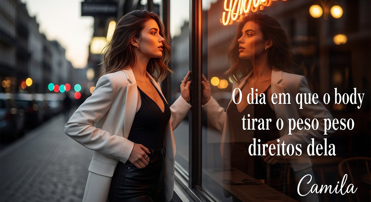 O dia em que o body tirou o peso dos ombros dela