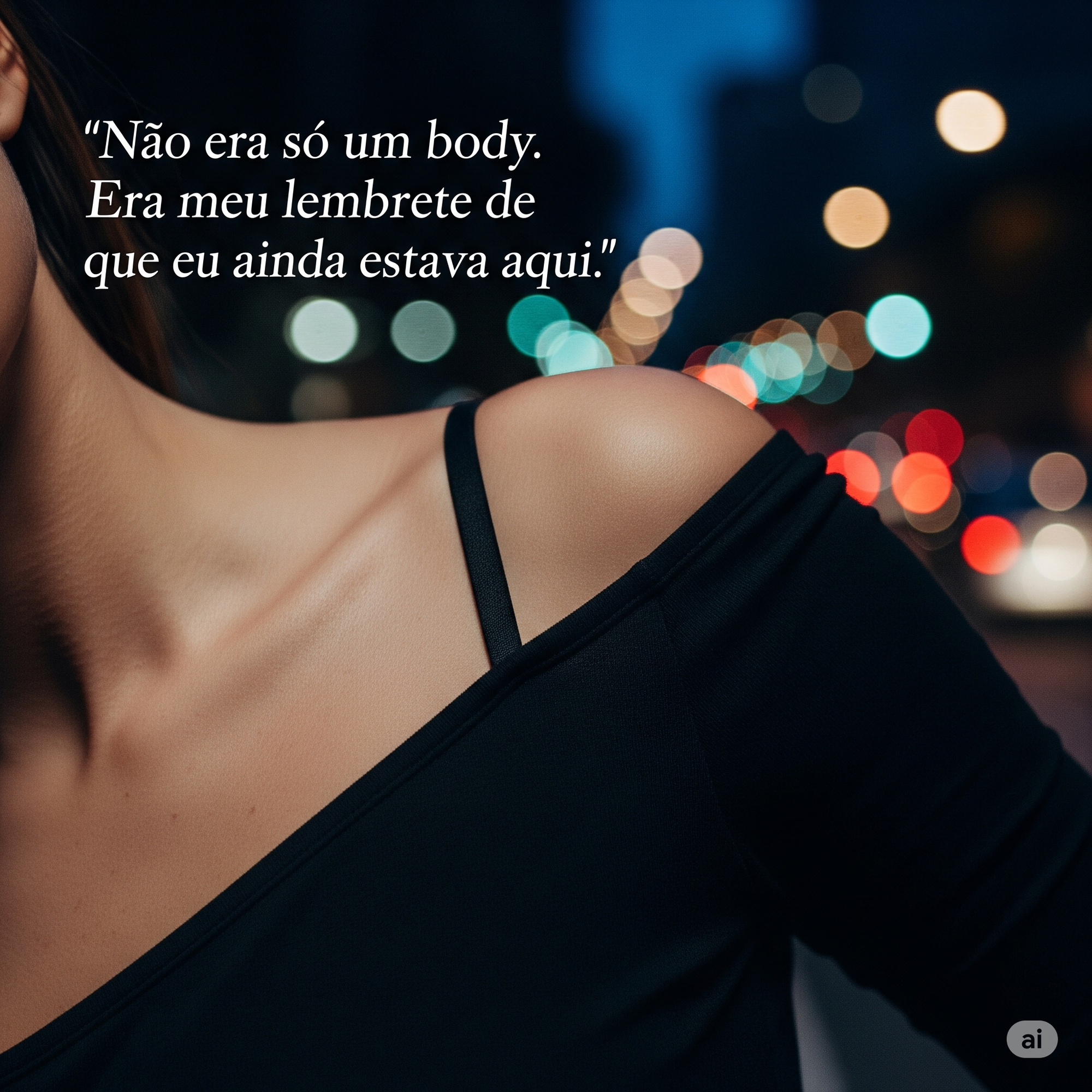 Não era só um body. Era meu lembrete de que eu ainda estava aqui.