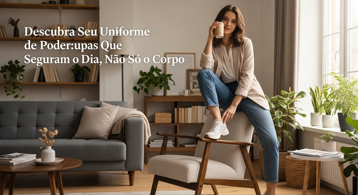 Descubra Seu Uniforme de Poder: Roupas Que Seguram o Dia, Não Só o CorpoBlog Sempre na Moda | SNMuniforme-de-poder-roupas-que-seguram-o-dia