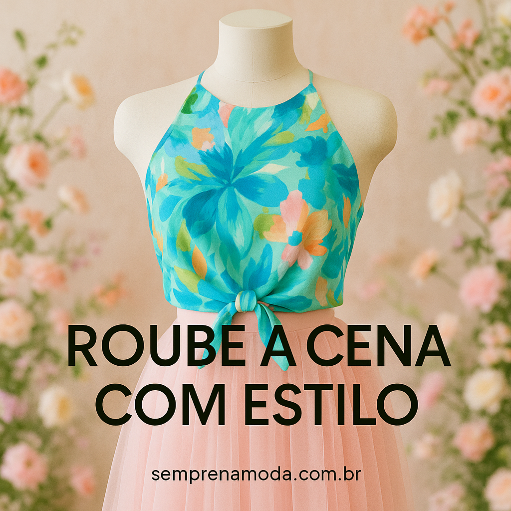 Roube a Cena com Estilo: Looks com Regata Lenço e Saia Midi Tule