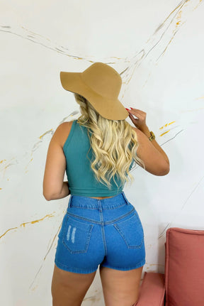 Blusa Canelada Feminina Casual - Conforto e Estilo em Diferentes Cores