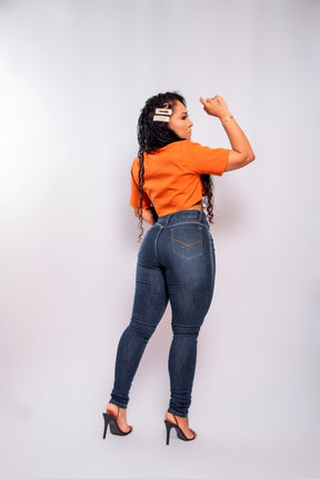 Calça Jeans Feminina Skinny Alta Cintura 2025 - Conforto e Estilo em Denim Premium