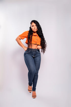 Calça Jeans Feminina Skinny Alta Cintura 2025 - Conforto e Estilo em Denim Premium