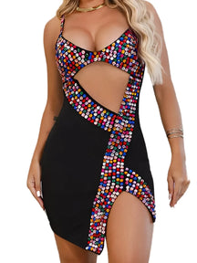 Vestido VERSALYS Curto Bordado a Mão - Mini Vestido Feminino para Noite | SNM